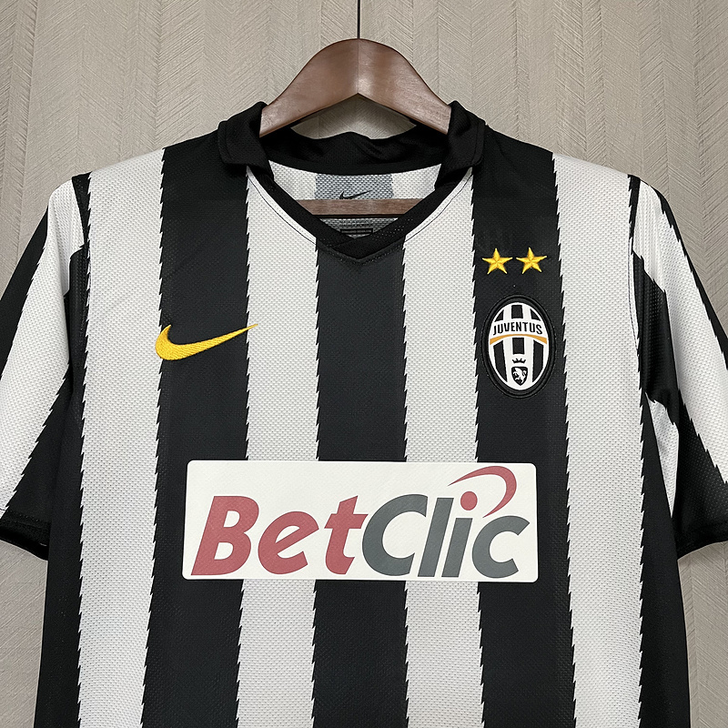 Retro 2010-11 Juventus home PIRLO DEL PIERO PEPE IAQUINTA Football jersey retro