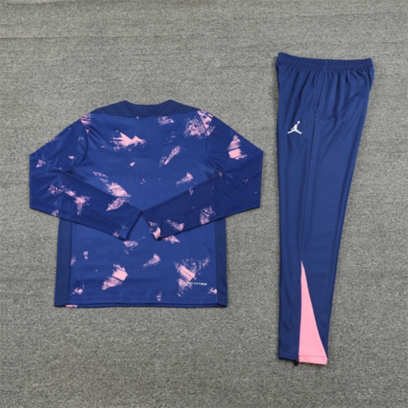 2024-25 PSG Jordan Paris Royal Blue Long Sleeve Training Suit