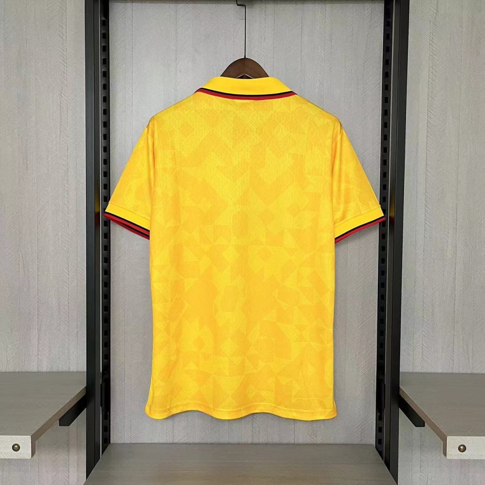Retro 1995-96 AC Milan away BAGGIO BARESI VIEIRA  ALBERTINI Football jersey