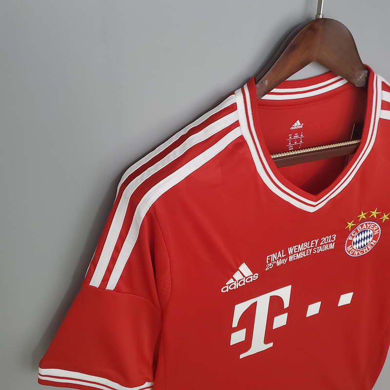 Retro 2012-13 Bayern Munchen Champions League home Football jersey retro