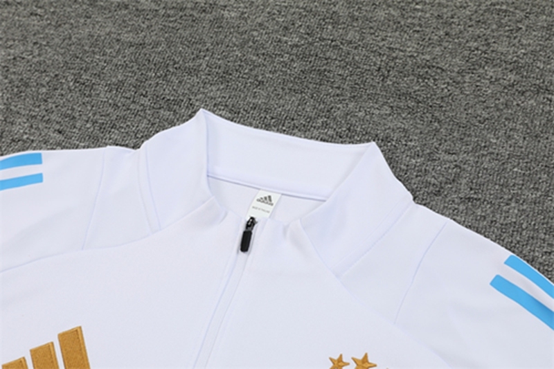 2024-25 Argentina White Long Sleeve Training Suit