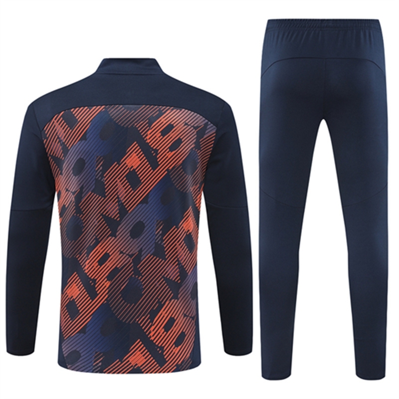 2024-25 Marseille Royal Blue Long Sleeve Training Suit