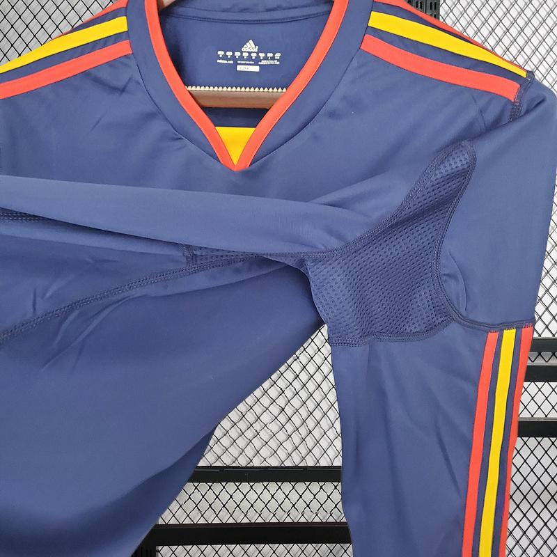 Retro 2010 Spain away long sleeve Football jersey retro