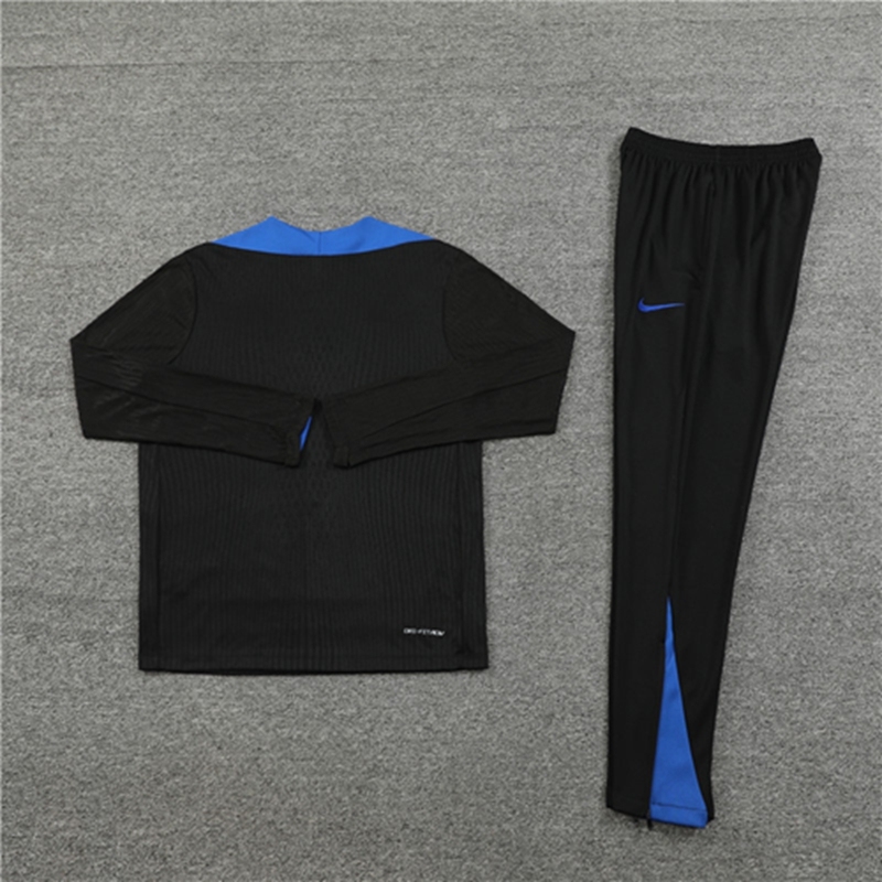 2024-25 Netherlands Black Long Sleeve Training Suit