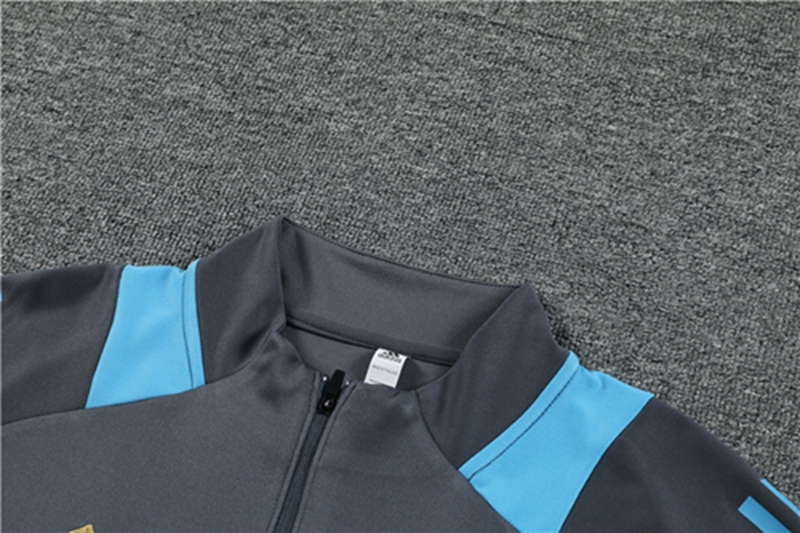 2024-25 Argentina Dark Grey Long Sleeve Training Suit