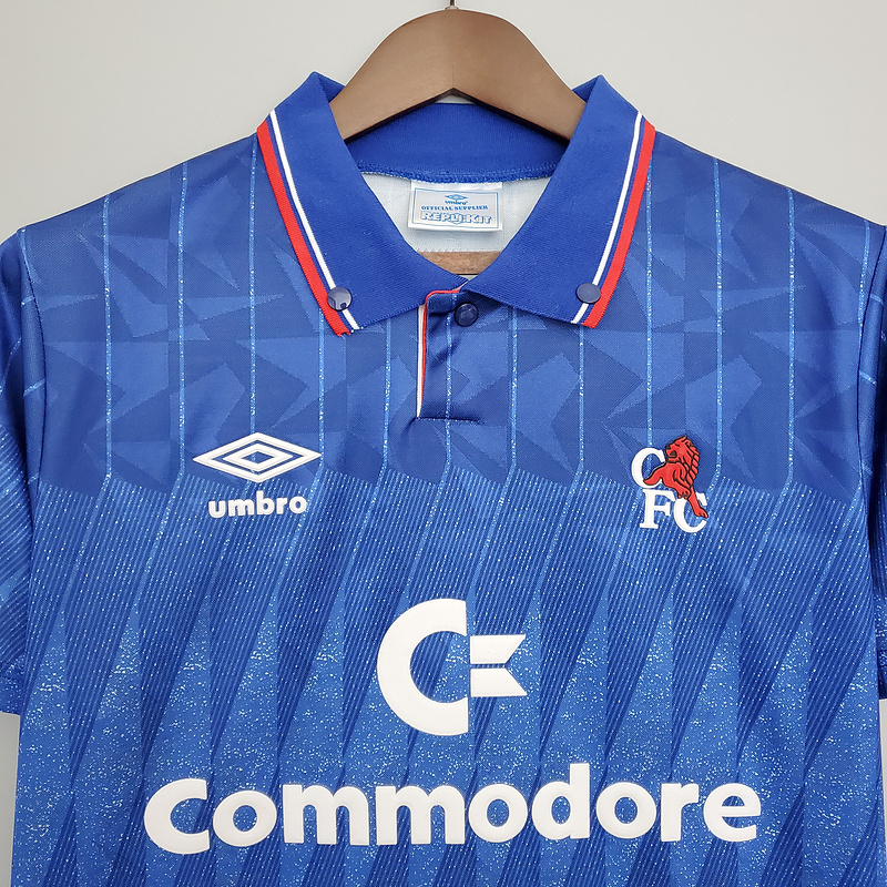 Retro 1989-91 Chelsea home Football jersey retro