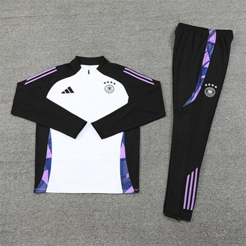 2024-25 Germany White Long Sleeve Training Suit
