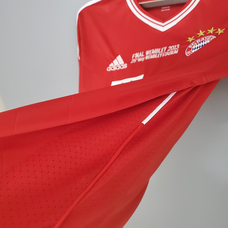 Retro 2012-13 Bayern Munchen Champions League home Football jersey retro