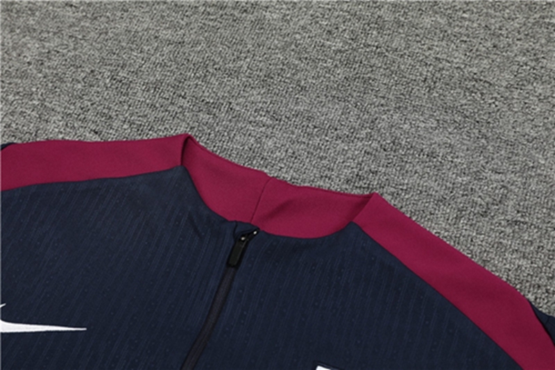 2024-25 England Royal Blue【Player】Long Sleeve Training Suit