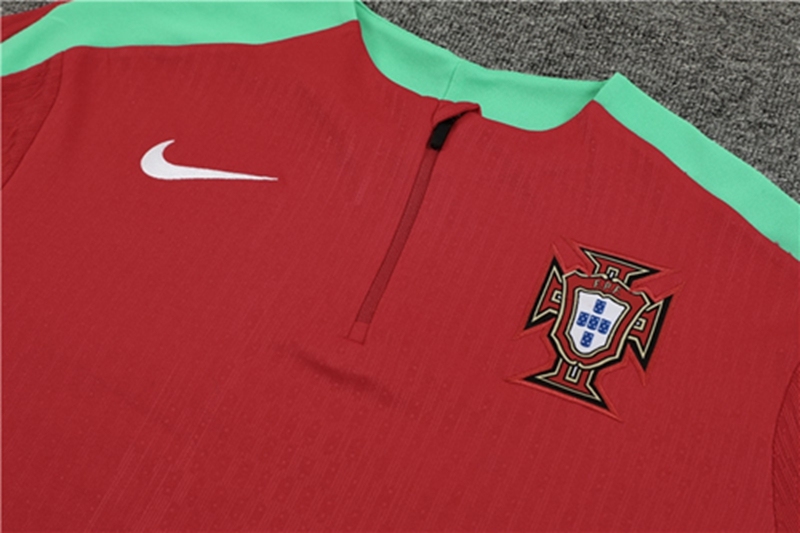 2024-25 Portugal Red【Player】 Long Sleeve Training Suit