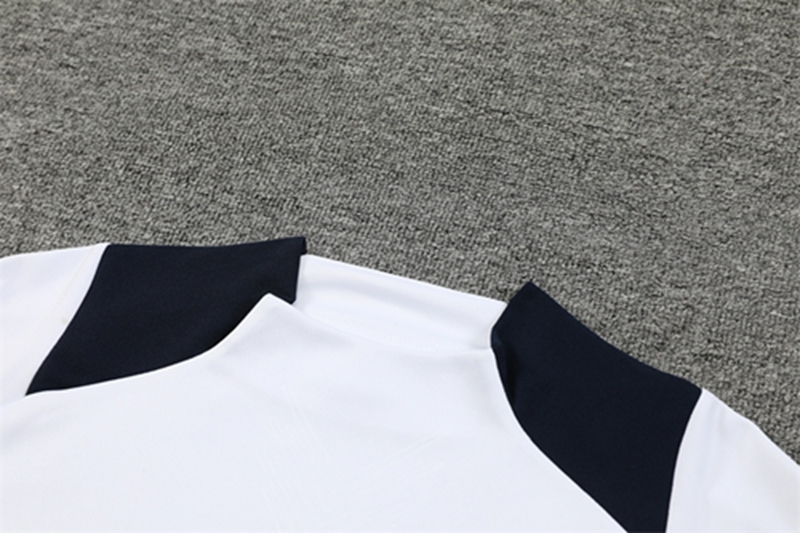 2024-25 Real Madrid White Long Sleeve Training Suit