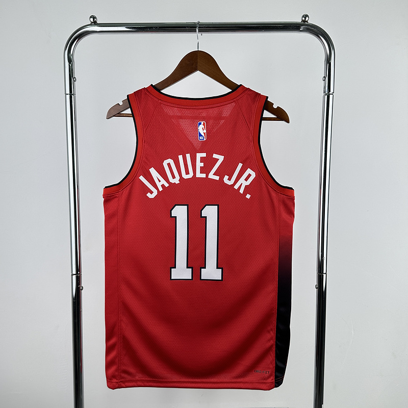 2025 NBA Miami Heat 11 JAQUEZ JR. Basketball Jersey