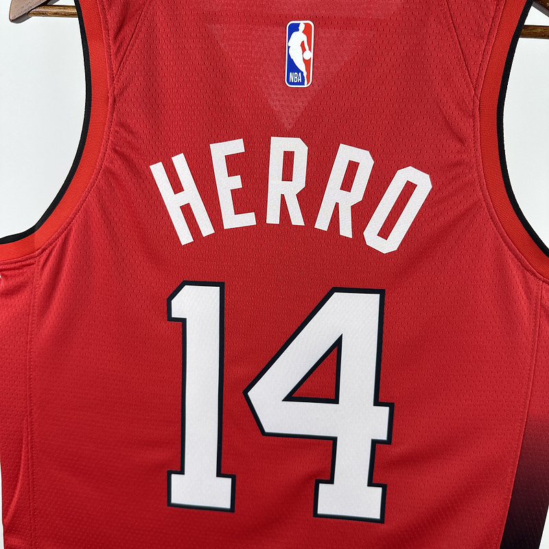 2025 NBA Miami Heat 14 HERRO Basketball Jersey