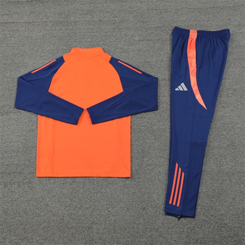 2024-25 Manchester United Orange Long Sleeve Training Suit
