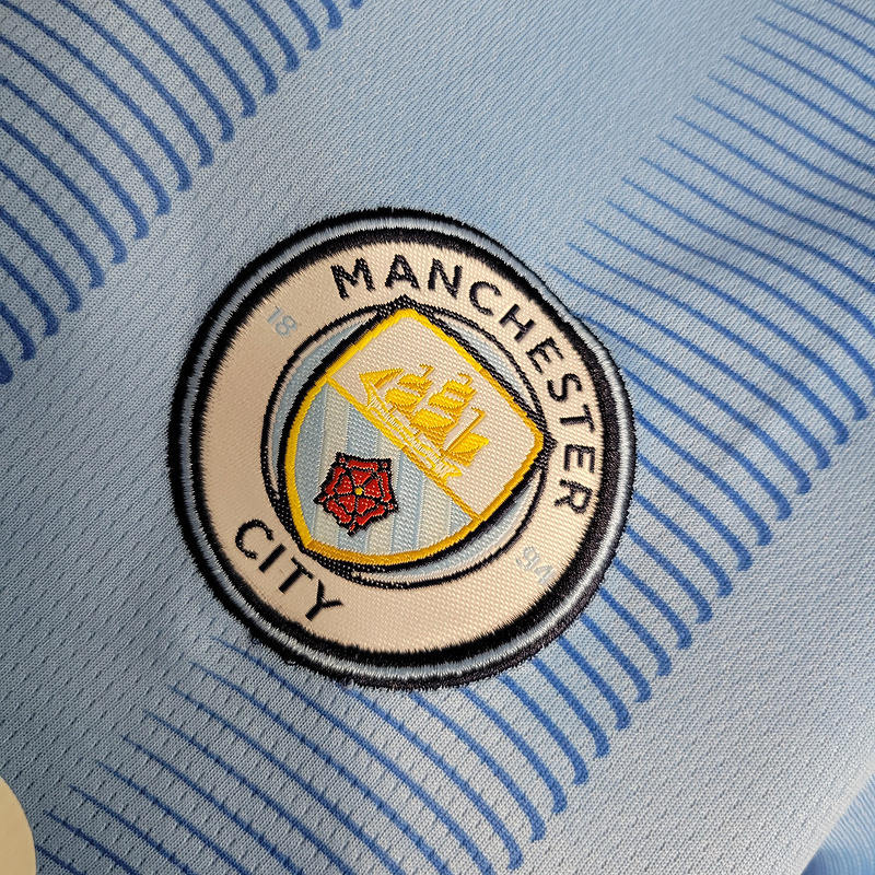 2023-24 Kids Manchester City Home Football jersey