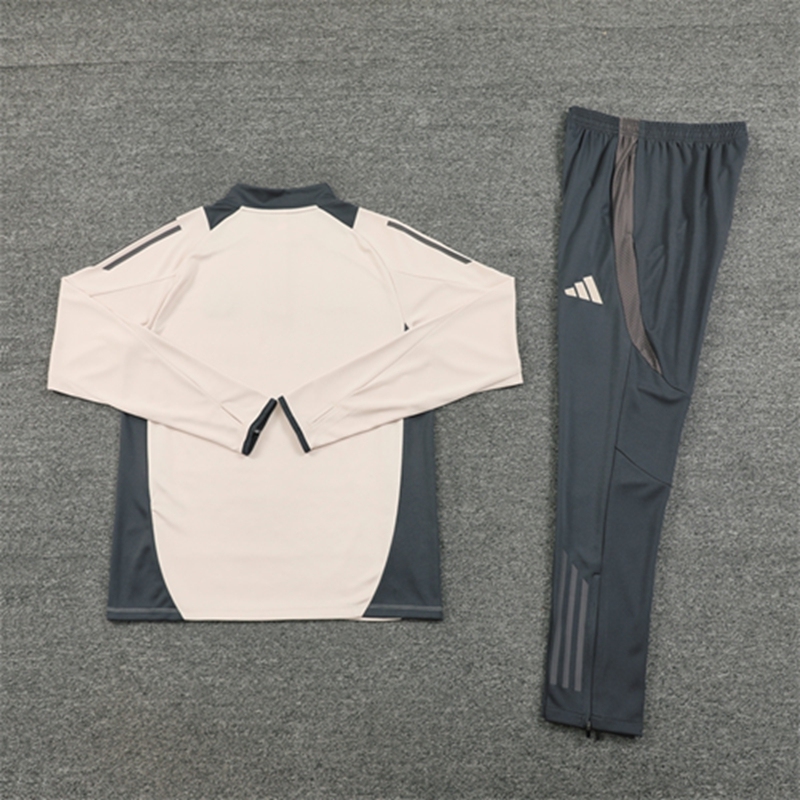 2024-25 Real Madrid Apricot Long Sleeve Training Suit