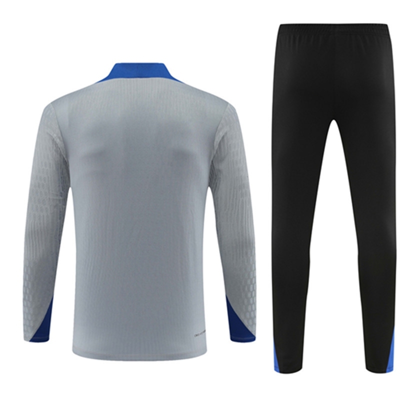 2024-25 Inter Milan Light Grey 【Player】 Long Sleeve Training Suit