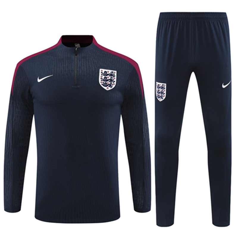 2024-25 England Royal Blue【Player】Long Sleeve Training Suit