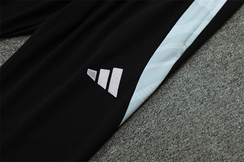 2024-25 Real Madrid White Grey Long Sleeve Training Suit