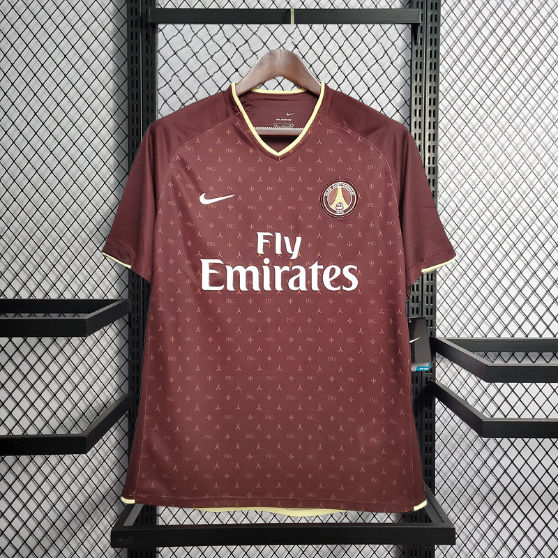 Retro 06-07 PSG Away Red Football jersey retro
