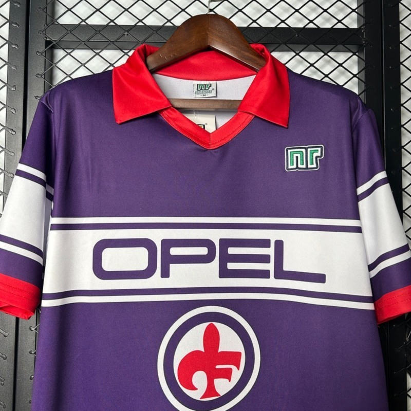 Retro 1983-85 Fiorentina Home Football jersey retro