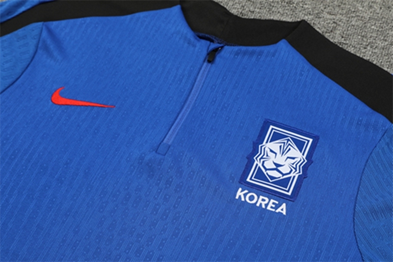 2024-25 South Korea Colorful Blue Long Sleeve Training Suit