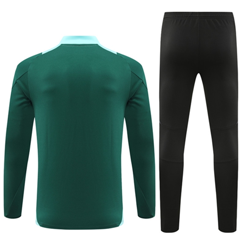 2024-25 Manchester United Green Long Sleeve Training Suit