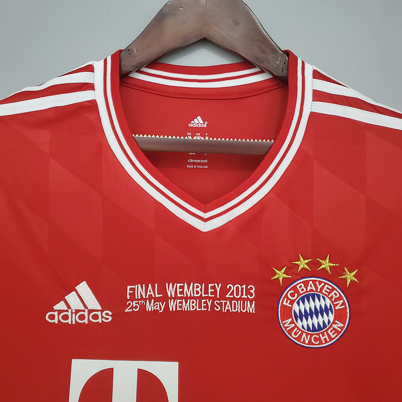 Retro 2012-13 Bayern Munchen Champions League home Football jersey retro