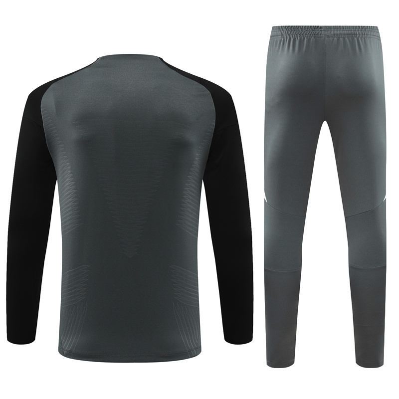 2024-25 Manchester United Dark Grey [Player] Long Sleeve Training Suit