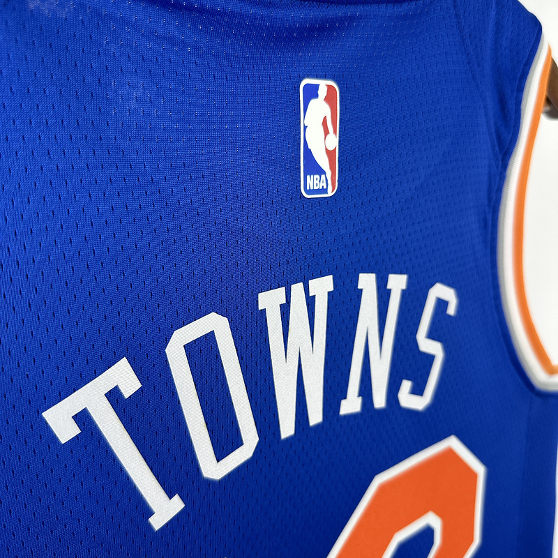 2025 NBA New York Knicks 32 TOWNS Basketball Jersey