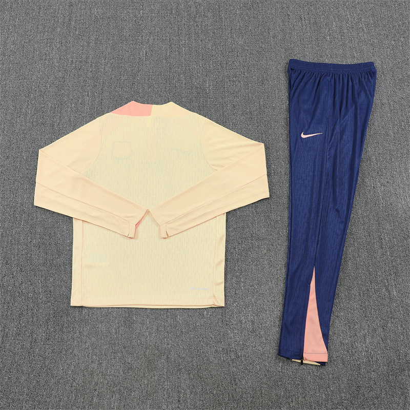 Player 2025-26 Barcelona Half-Pull Training Suit Jersey Set