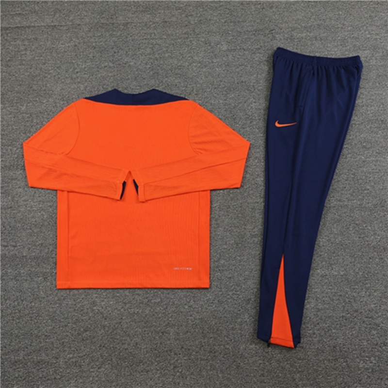 2024-25 Netherlands Orange Long Sleeve Training Suit