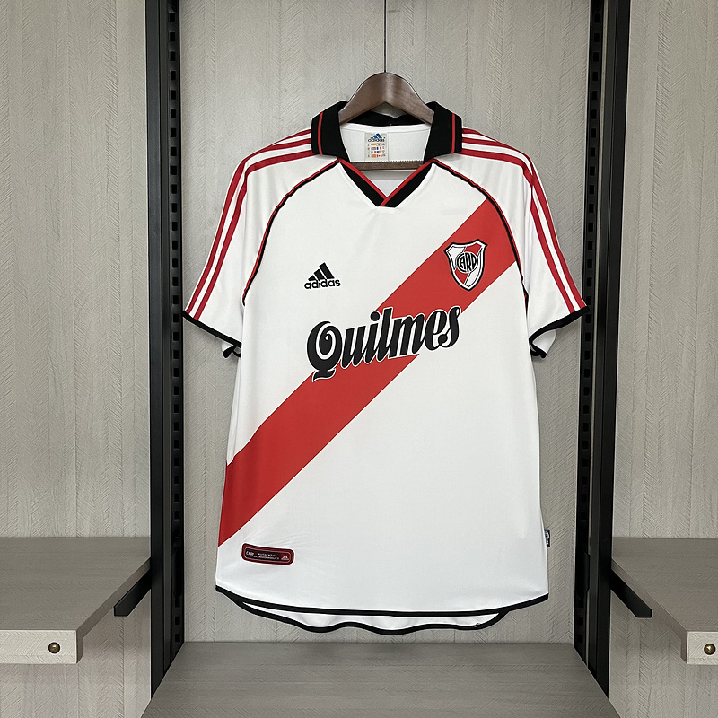 Retro 2000-01 River Plate Home Football Jersey retro