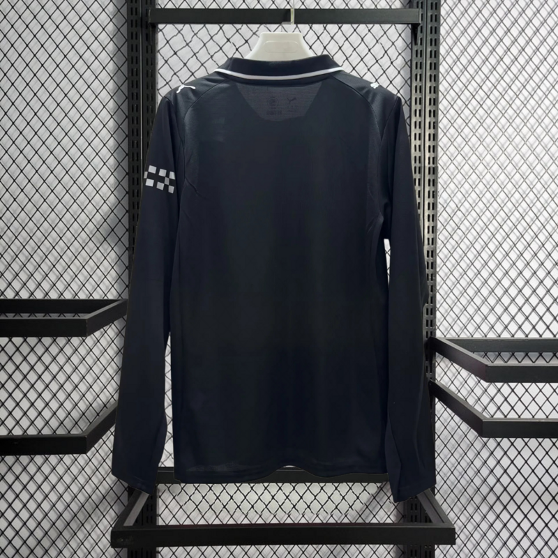 2025-26 Manchester City Away long sleeves Football jersey