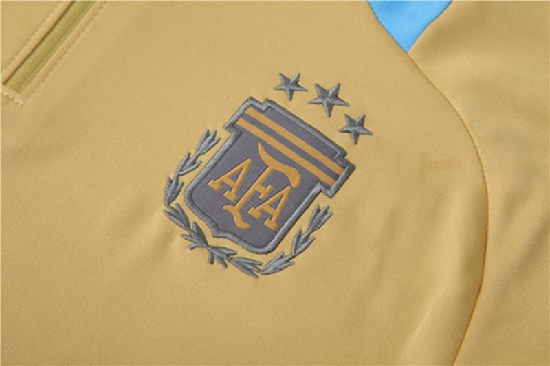 2024-25 Argentina Gold Long Sleeve Training Suit
