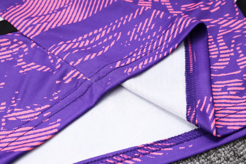 23-24 season Juventus purple training vest set