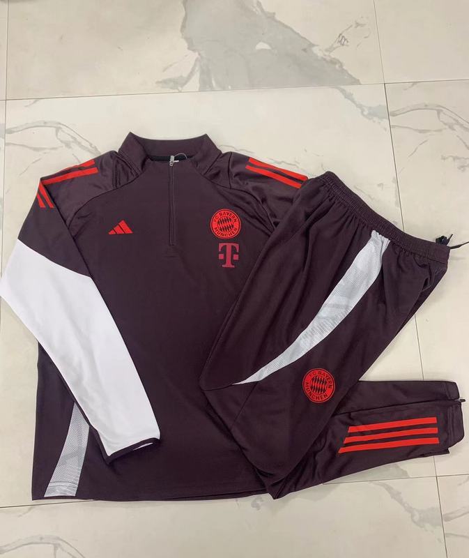 2024-25 Bayern Munchen Kids half pull training suit jersey set