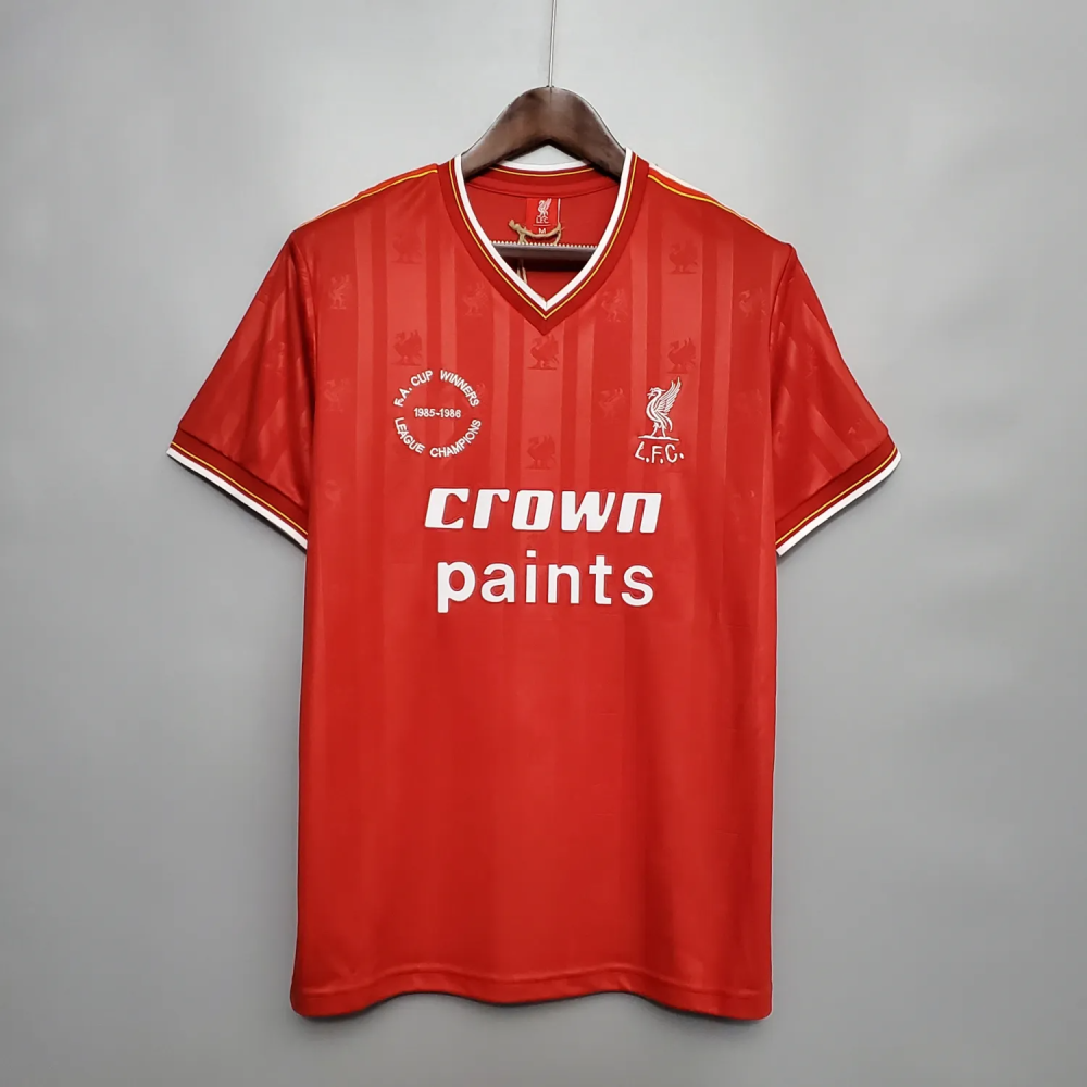 Retro 1985-86 Liverpool Home  Football jersey retro