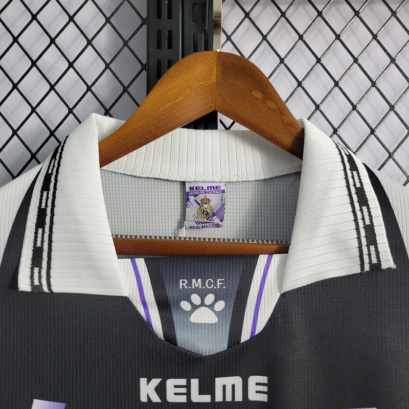 Retro 1997-98 Real Madrid 2 away Football jersey retro
