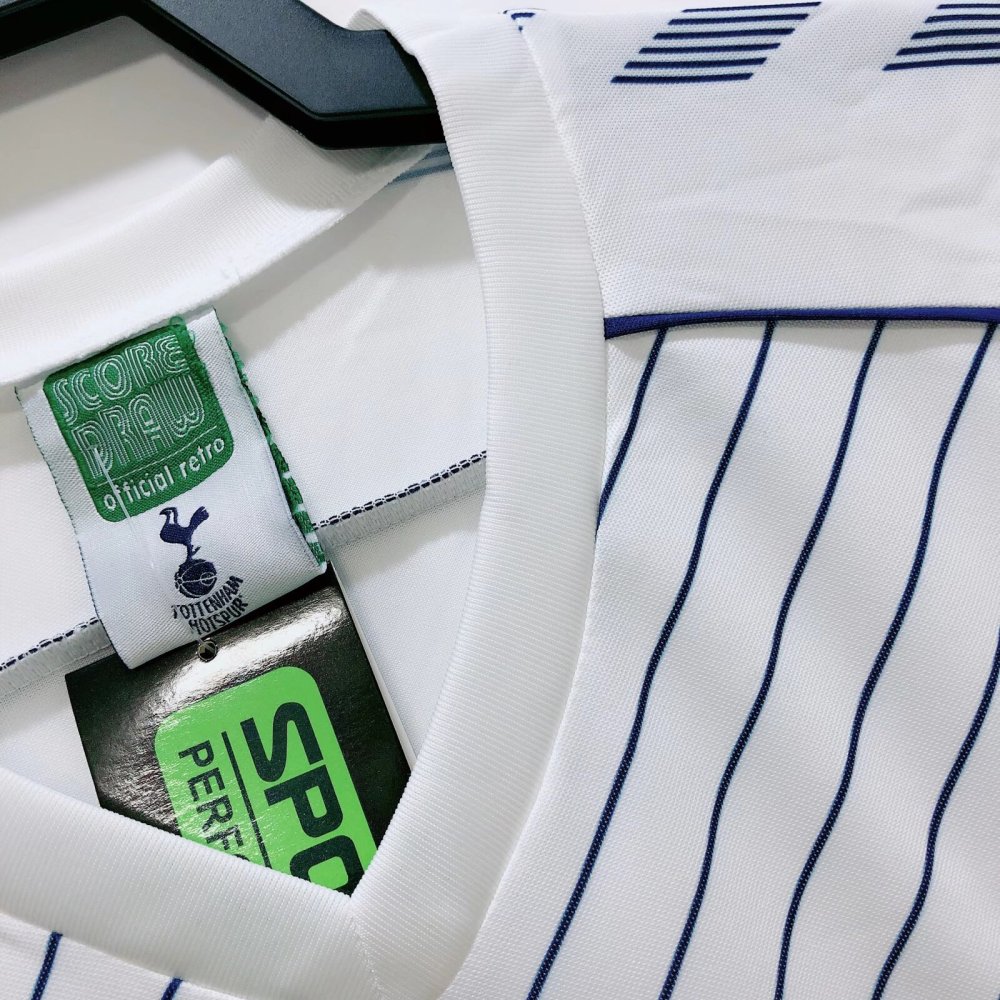 retro 1986 Tottenham Hotspur Home football jersey retro