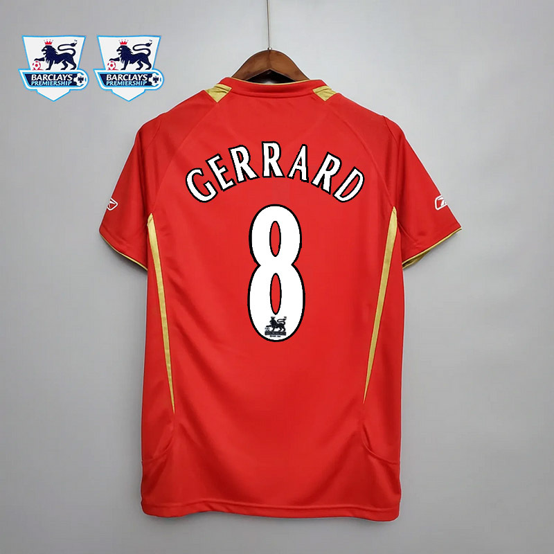 Retro 2005-06 Liverpool Home Football jersey retro