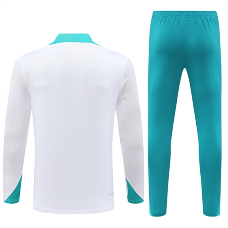 2024-25 Portugal White Long Sleeve Training Suit