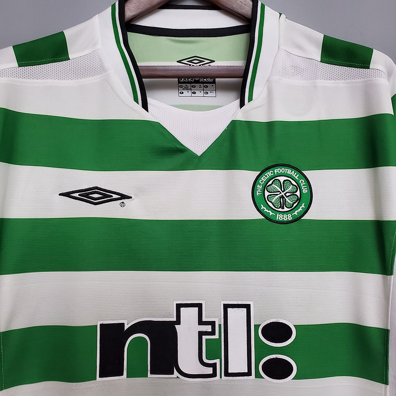 Retro 2001-03 Celtic FC Home football jersey retro