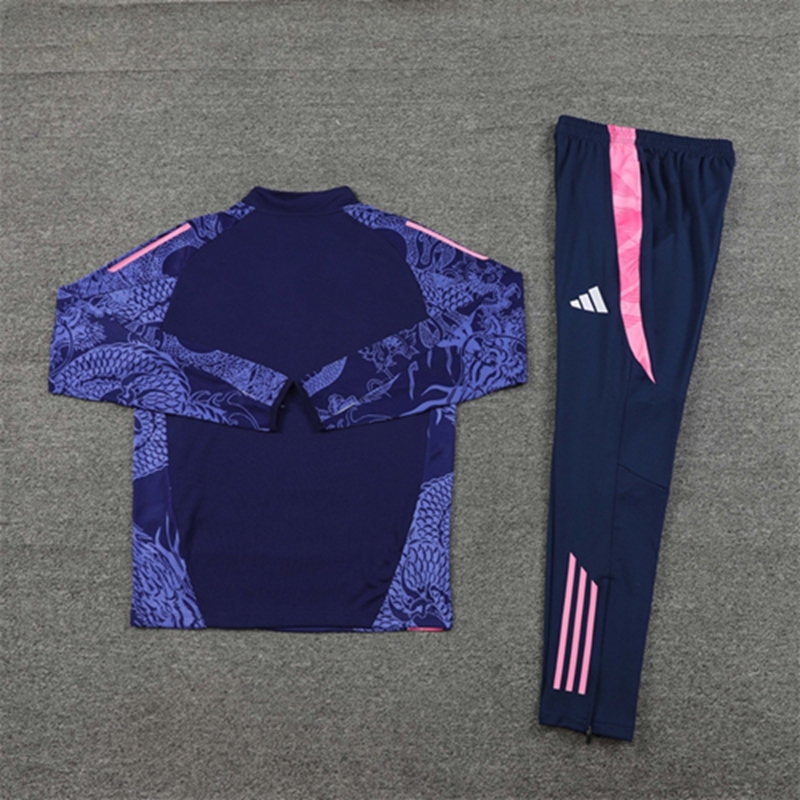 2024-25 Real Madrid Royal Blue Long Sleeve Training Suit