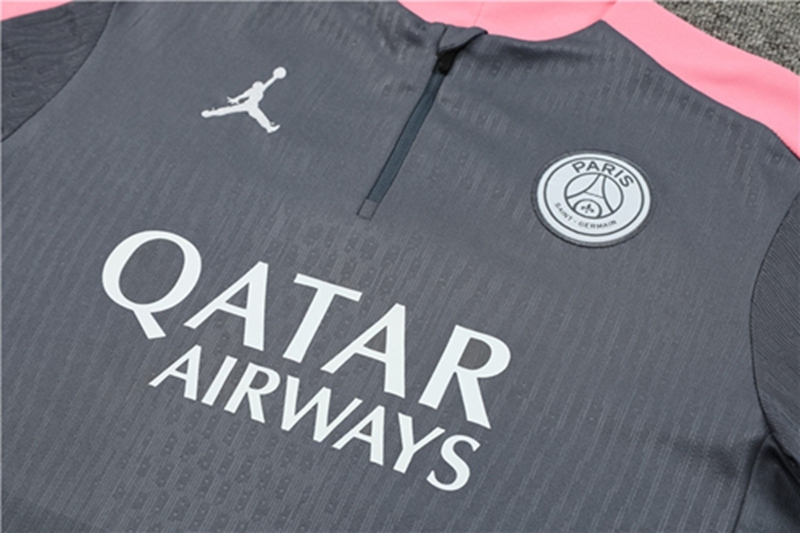 2024-25 PSG Paris Jordan Dark Grey Long Sleeve Training Suit