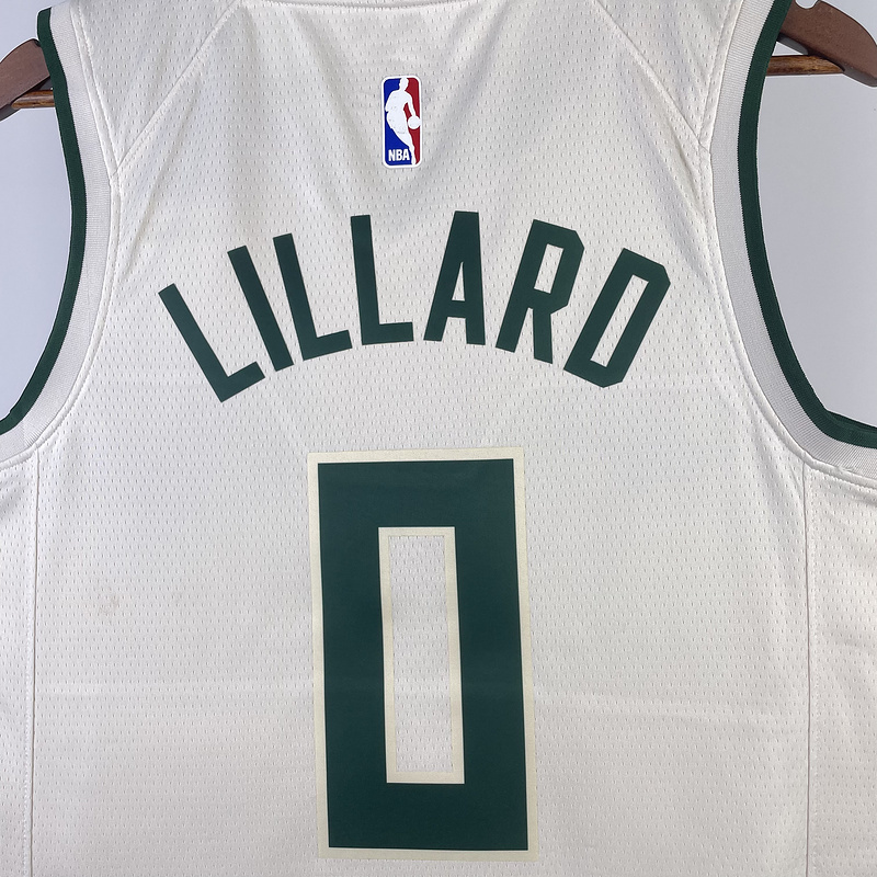 2019 NBA Milwaukee Bucks (0 LILLARD) Basketball Jersey