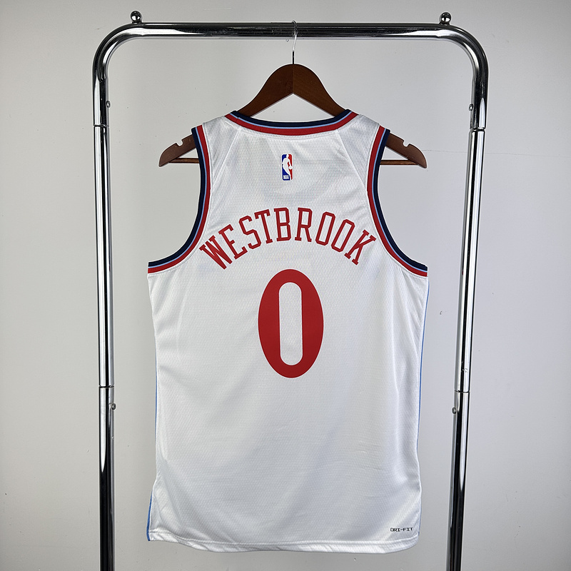 2025 NBA LA Clippers 0 WESTBROOK Basketball Jersey