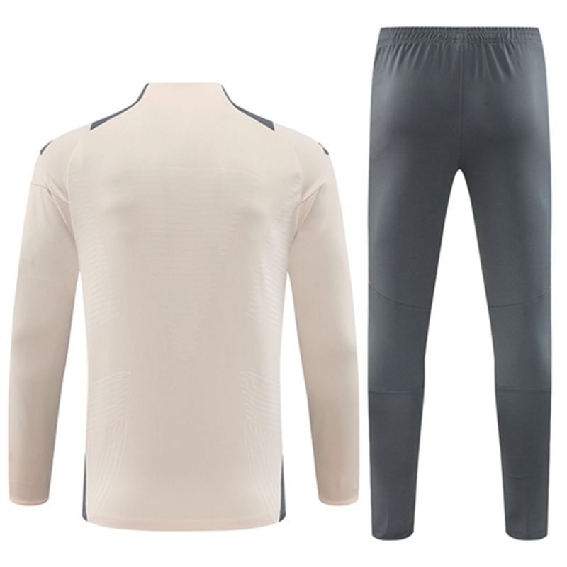 2024-25 Real Madrid Apricot Long Sleeve Training Suit