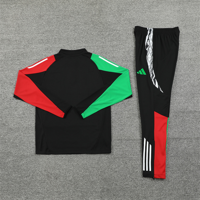 2024-25 Arsenal Black Long Sleeve Training Suit
