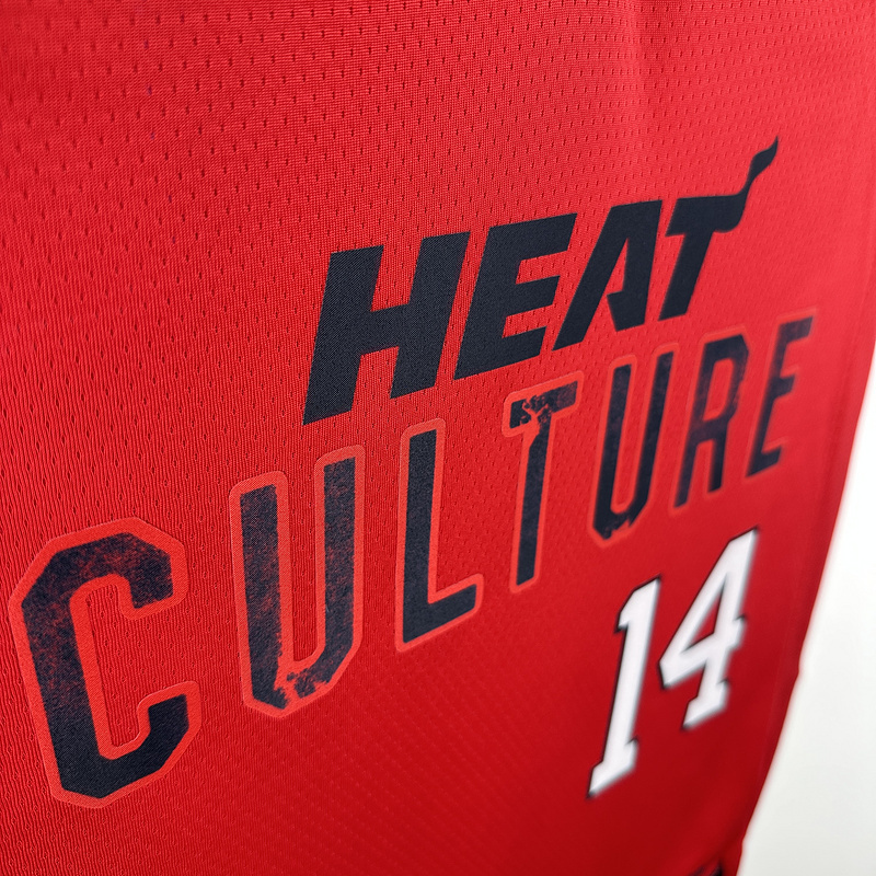 2025 NBA Miami Heat 14 HERRO Basketball Jersey